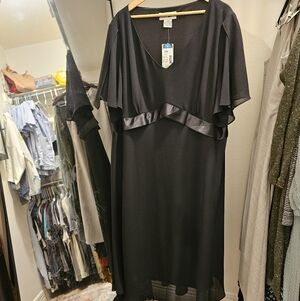 Dana Kay Black evening dress 26w